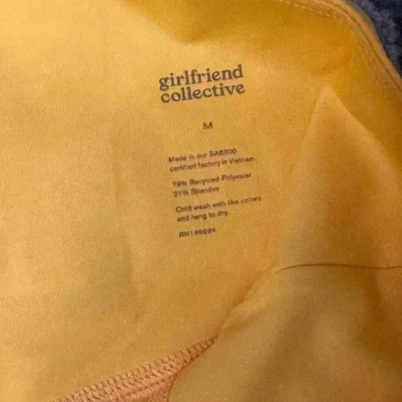Girlfriend Collective Compressive High-Rise Legging Yellow Medium - Picture 5 of 6